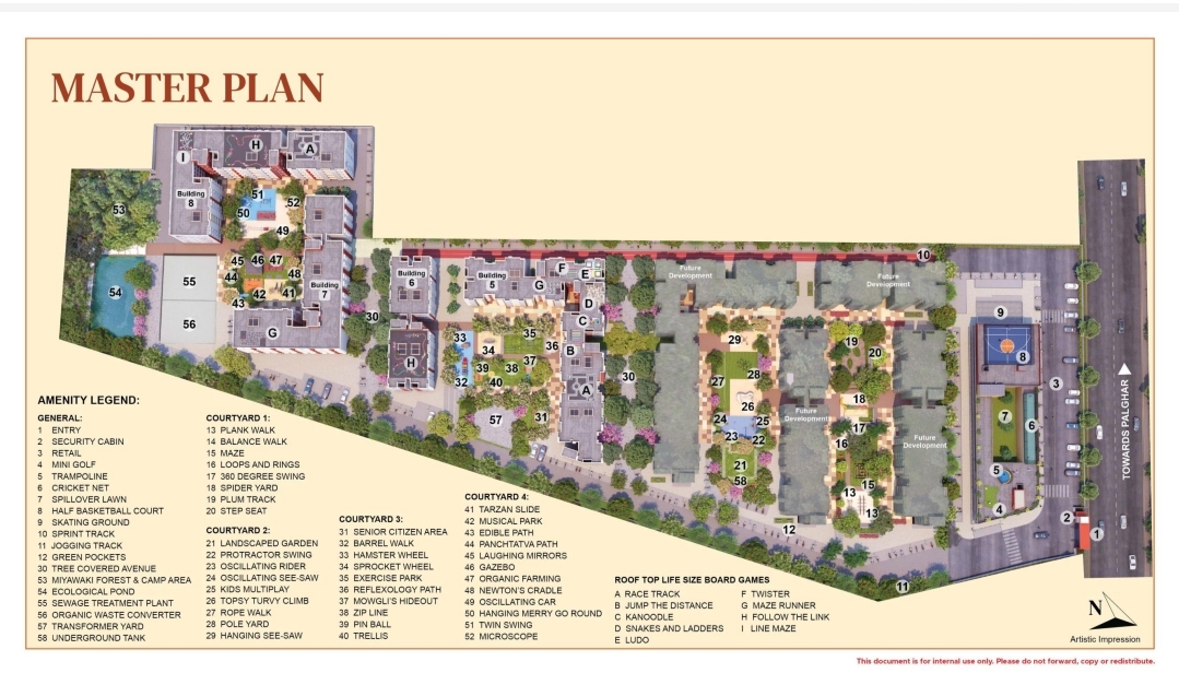 Mahindra Happinest Palghar Master Plan