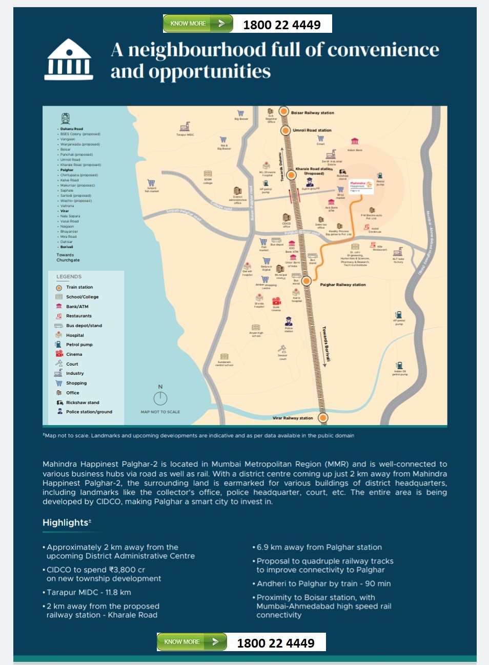Mahindra Hppinest Palghar location map Mahindra Hppinest Palghar location map